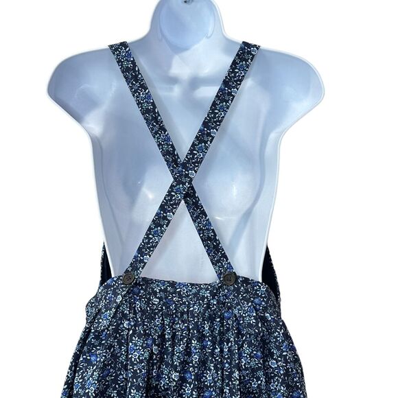 Free People Petunia Mini Dress Blue Square Neck Sleeveless Floral Women’s Small - Picture 7 of 10